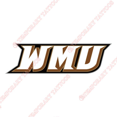 Western Michigan Broncos Customize Temporary Tattoos Stickers NO.6989